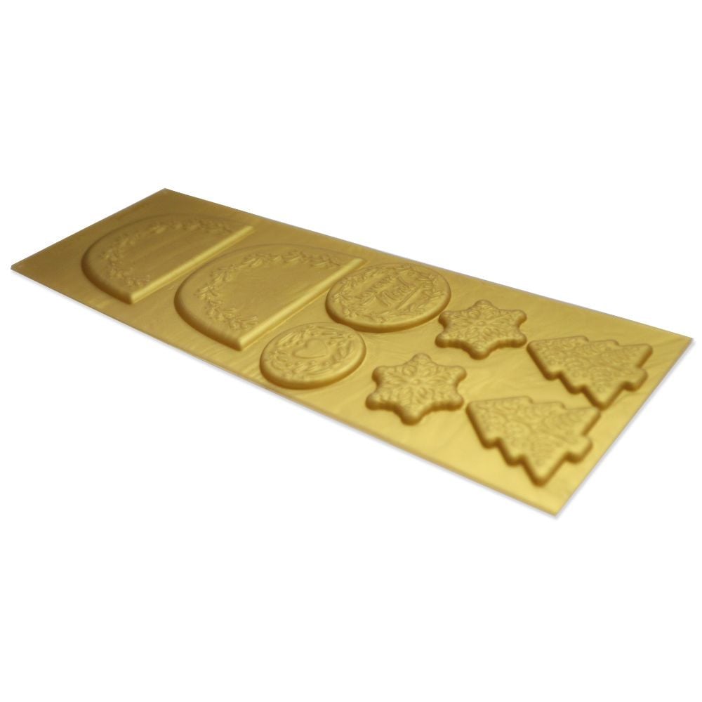 Moule silicone Embout de bûche pour décors en chocolat
