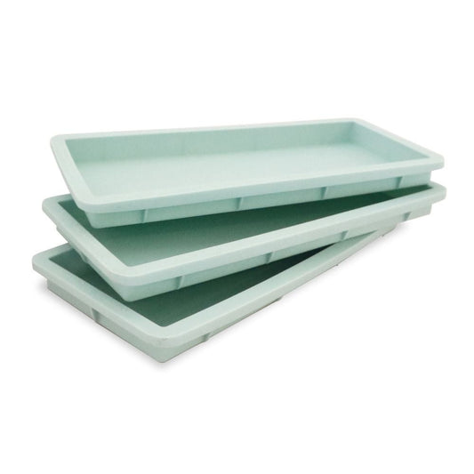 Moules silicone layer cake rectangulaires (3 pièces)