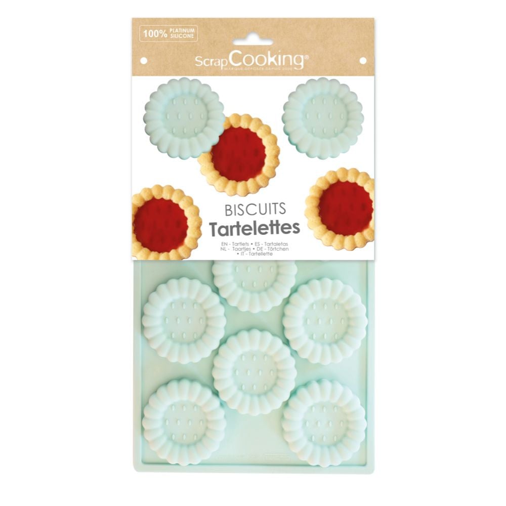 Moule Silicone Biscuit Tartelette