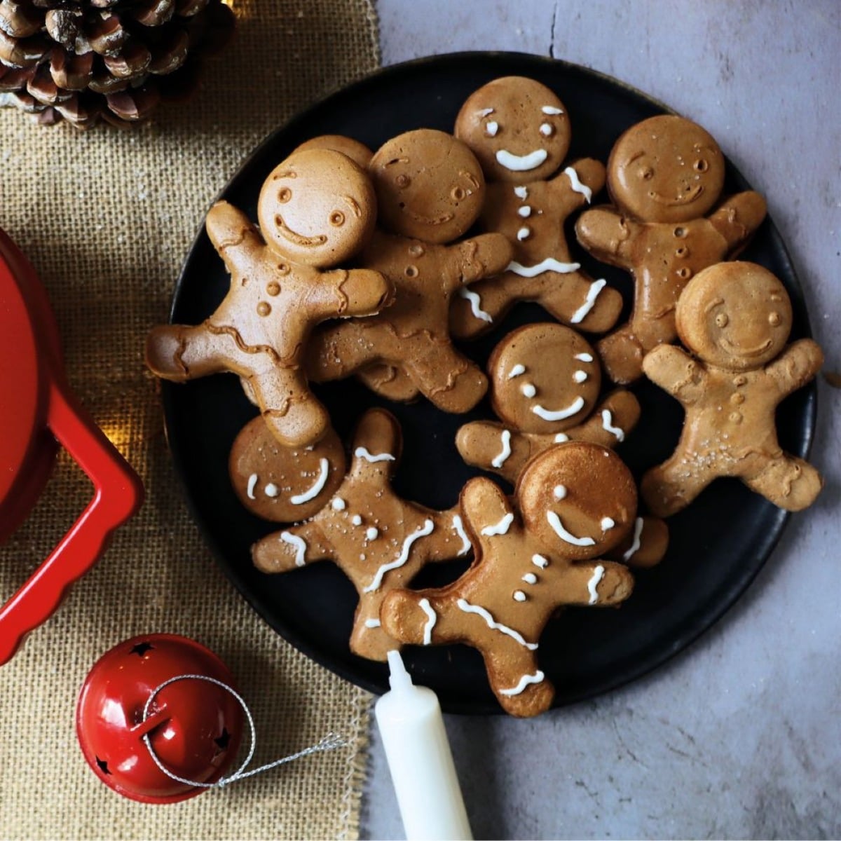 Mini gaufrier Gingerbread Man - Waffle Factory