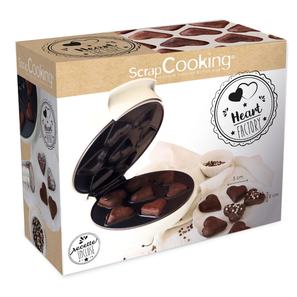 Machine à mini gâteaux coeur - Heart factory