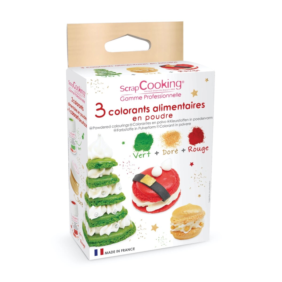 Colorants poudre - Noel (3x5g)