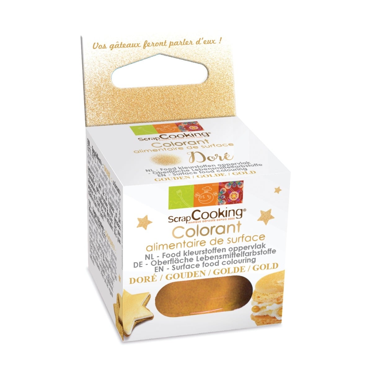 Colorant de surface - Or (5g)
