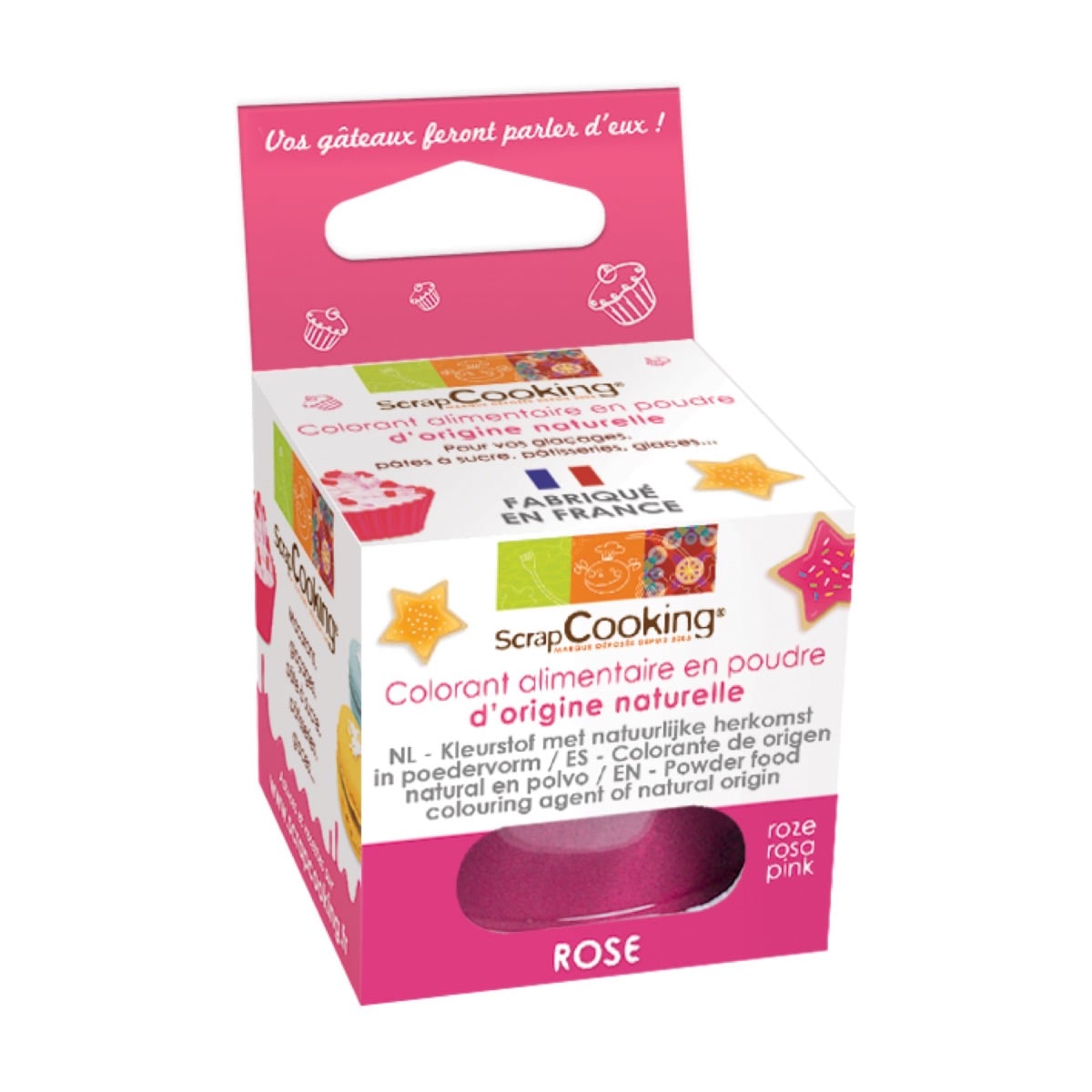 Colorant Rose poudre naturelle (10g)