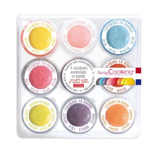 Kit 9 colorants poudre