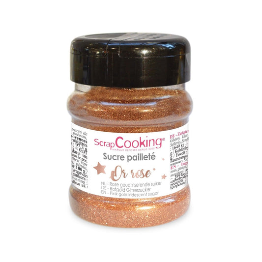 Sucre pailleté - rose gold (160g)