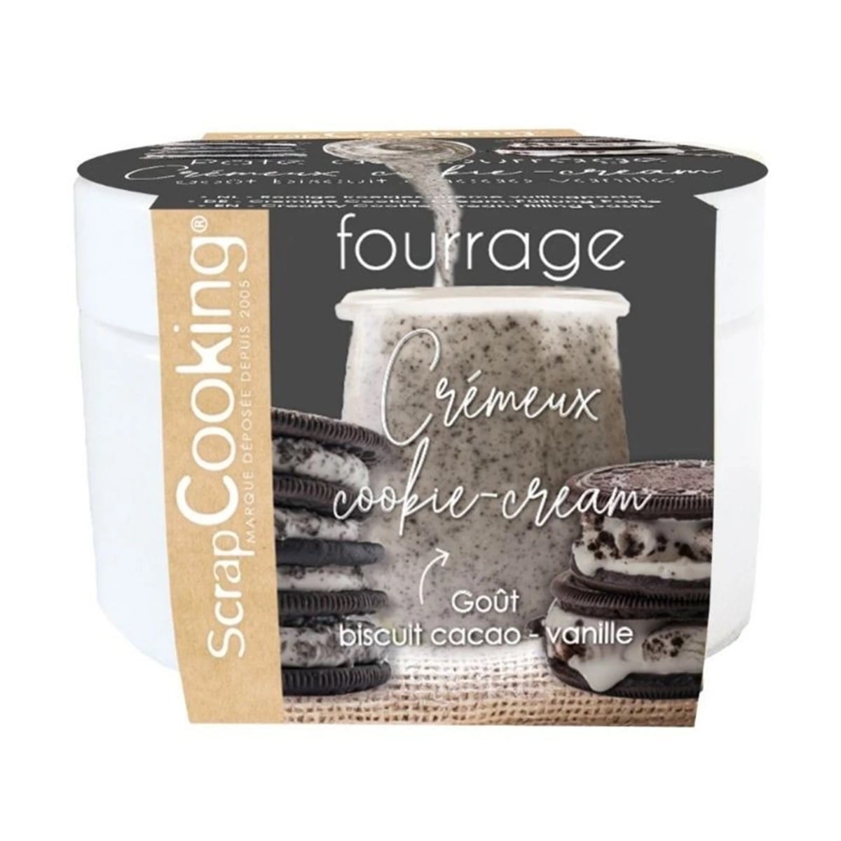Pate De Fourrage Cremeux Cookie Cream 200G
