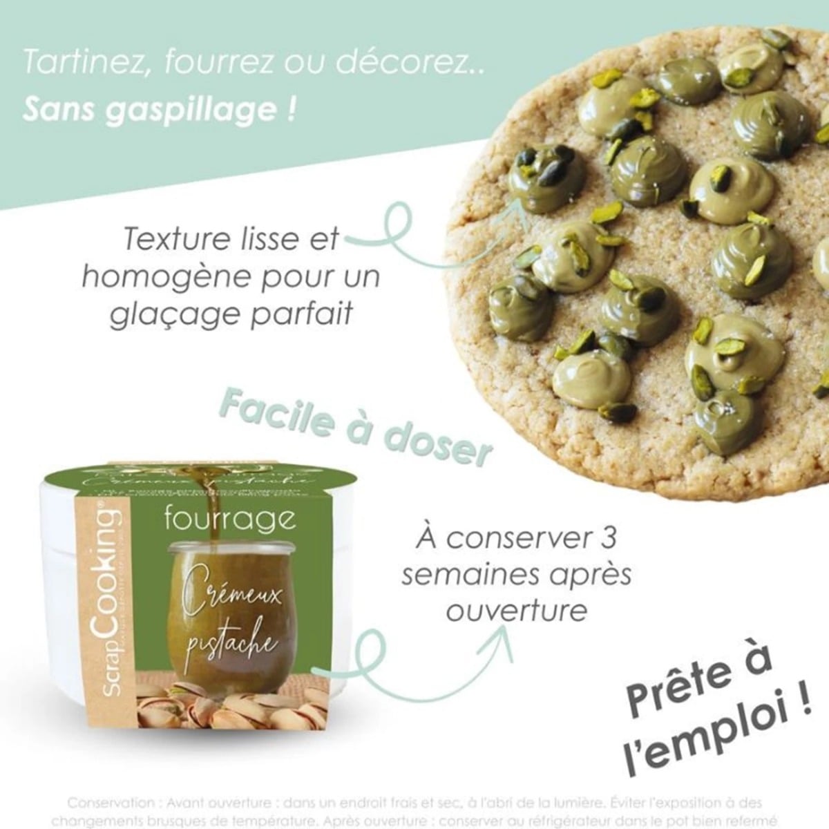 Pate De Fourrage Cremeux Pistache 200G