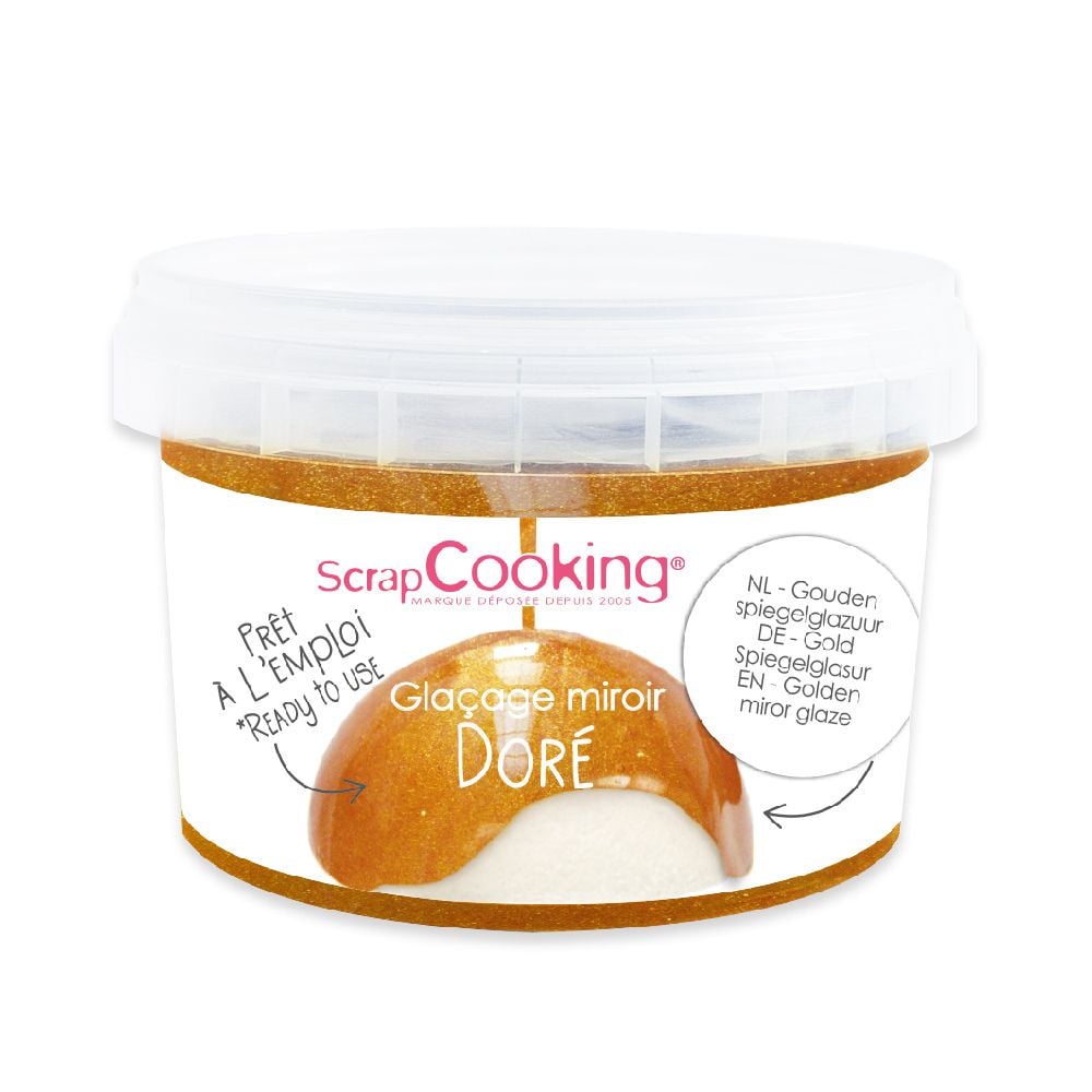 Glaçage miroir or (300g)
