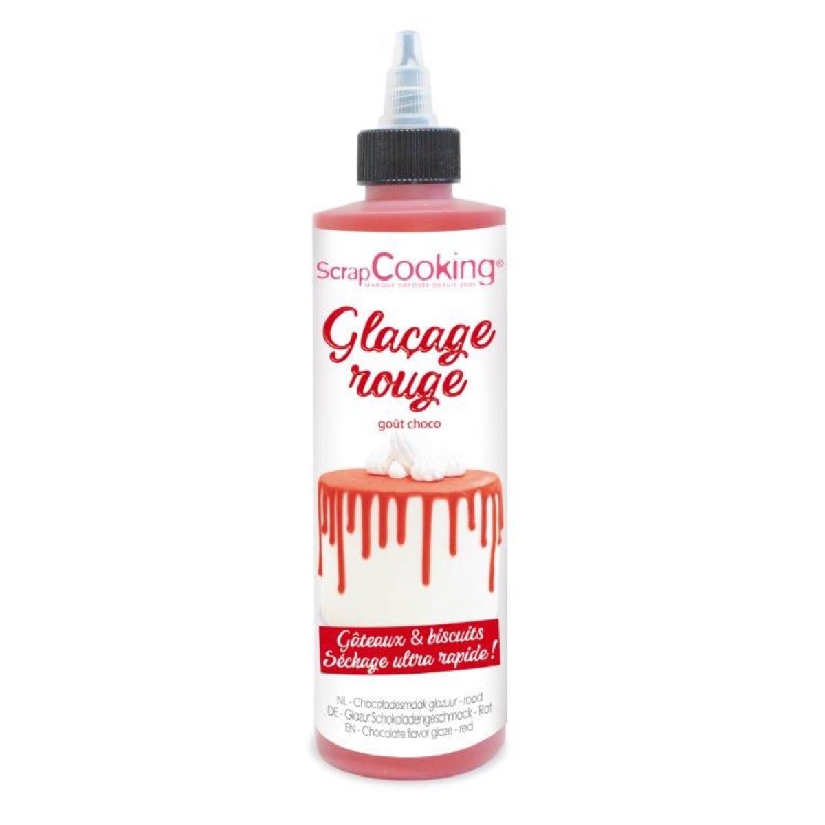 Glaçage rouge - drip cake 130g