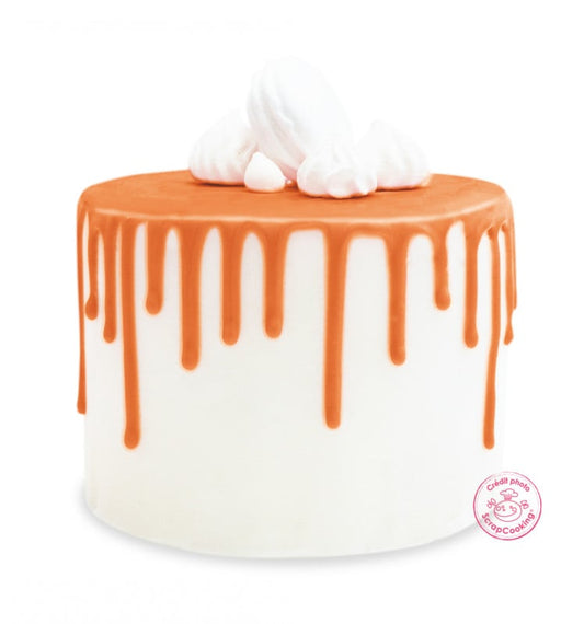 Glaçage orange - drip cake 130g