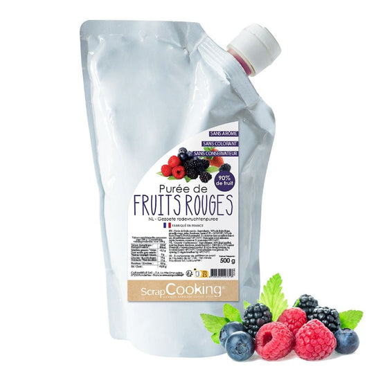 Puree de fruits Rouges