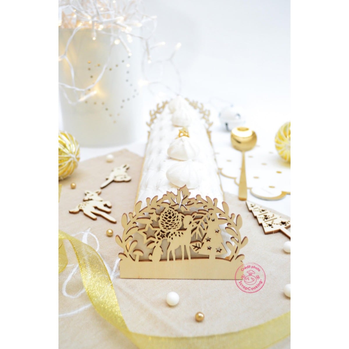 Embouts de bûche - Forêt enchantée (2pcs)