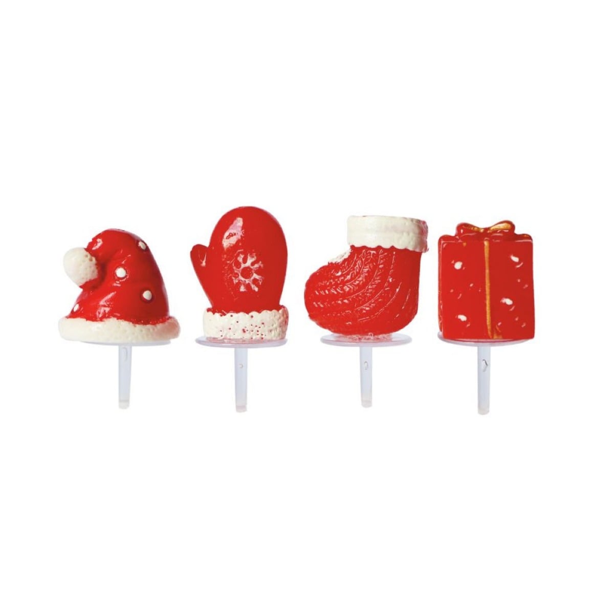 Cake Topper - Set de Noël (4pcs)