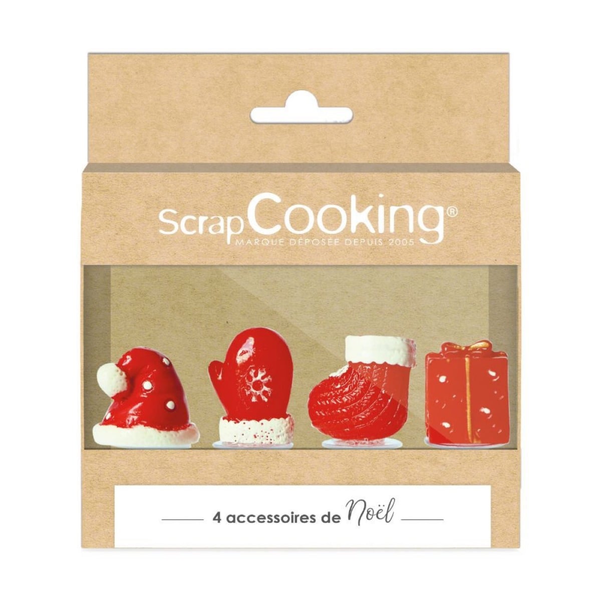 Cake Topper - Set de Noël (4pcs)