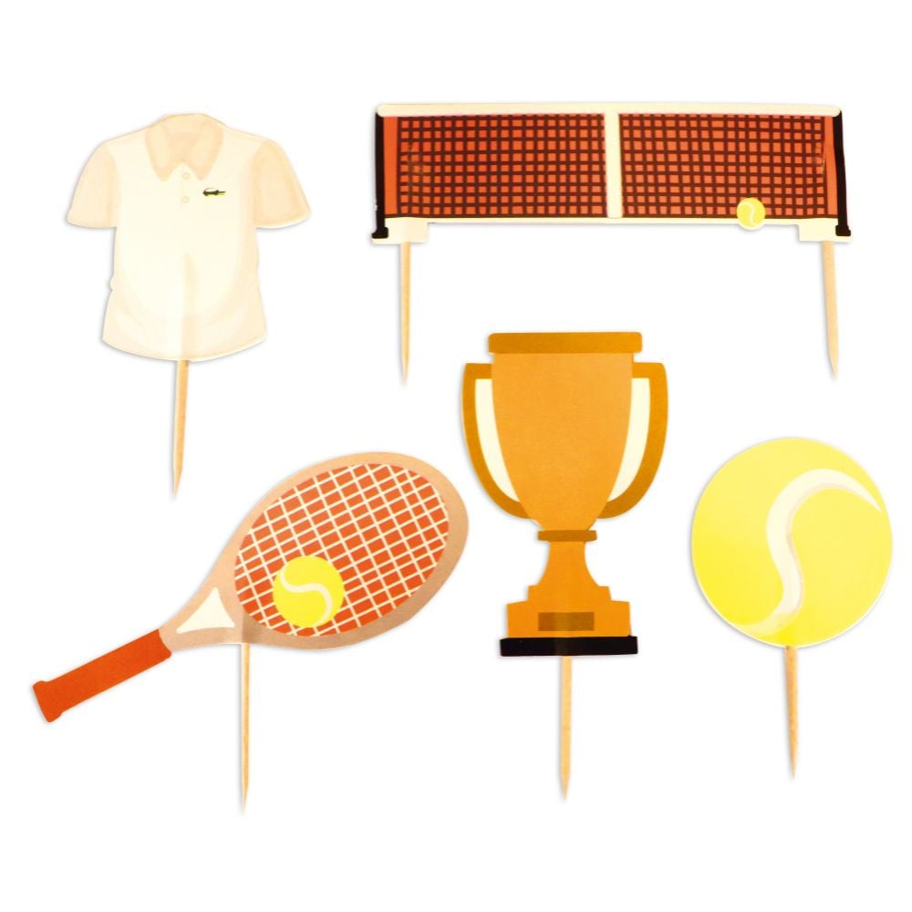 Décoration de gâteau et cupcakes - Tennis