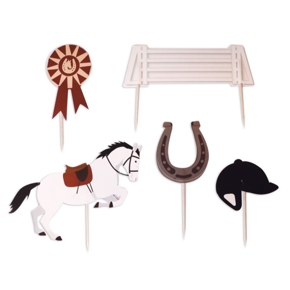 Décoration de gâteau et cupcakes - Equitation