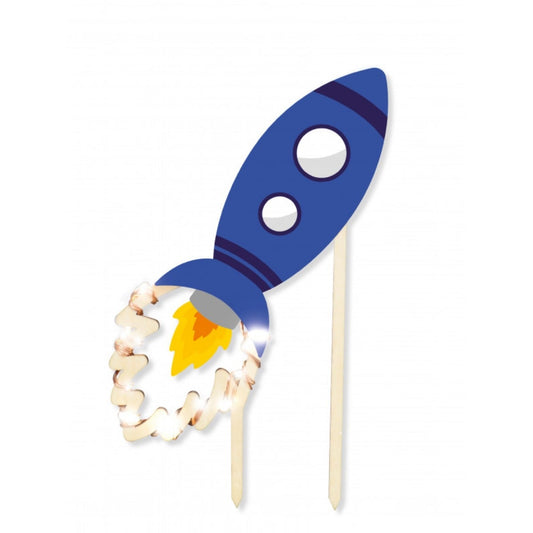 Cake topper Led - Fusée