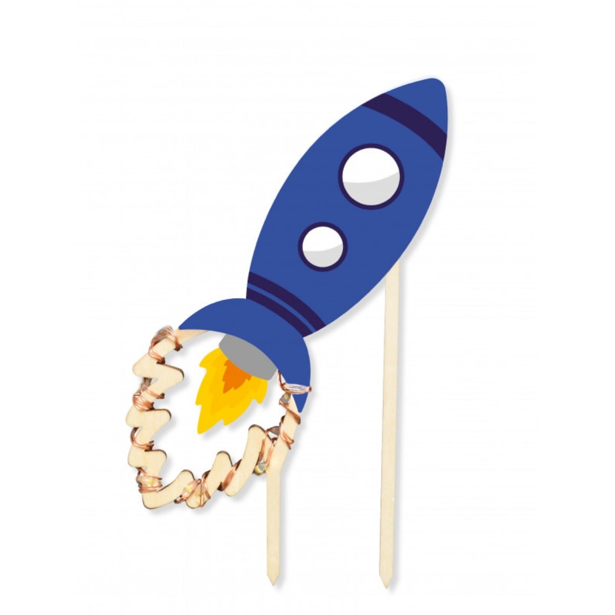 Cake topper Led - Fusée