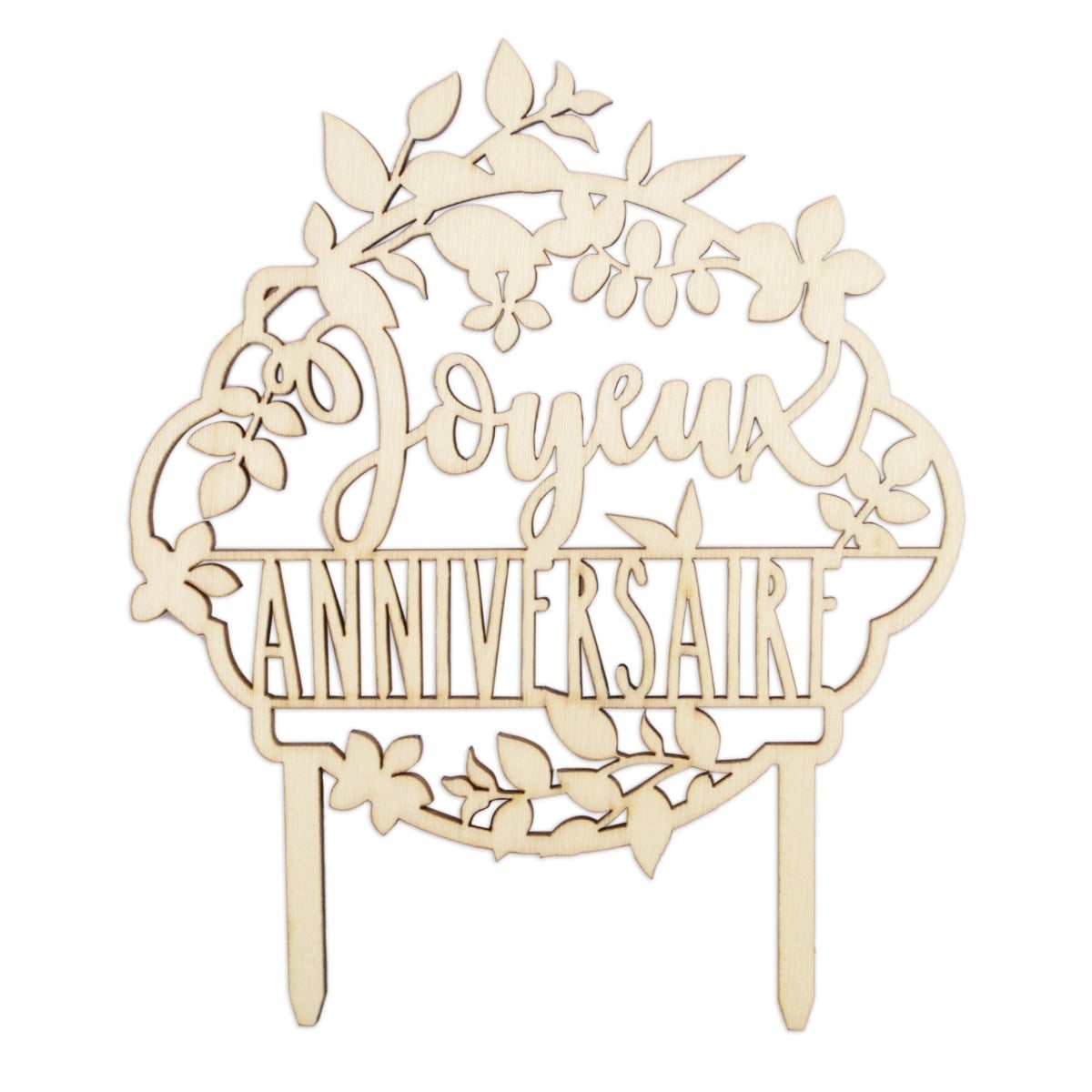 Cake topper bois Joyeux Anniversaire