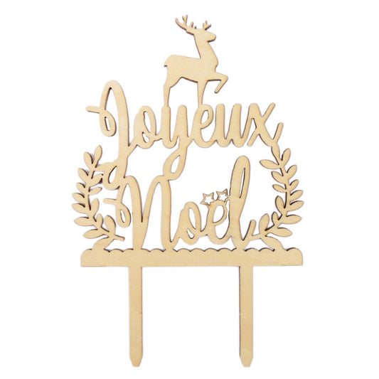 Cake topper - Joyeux Noël