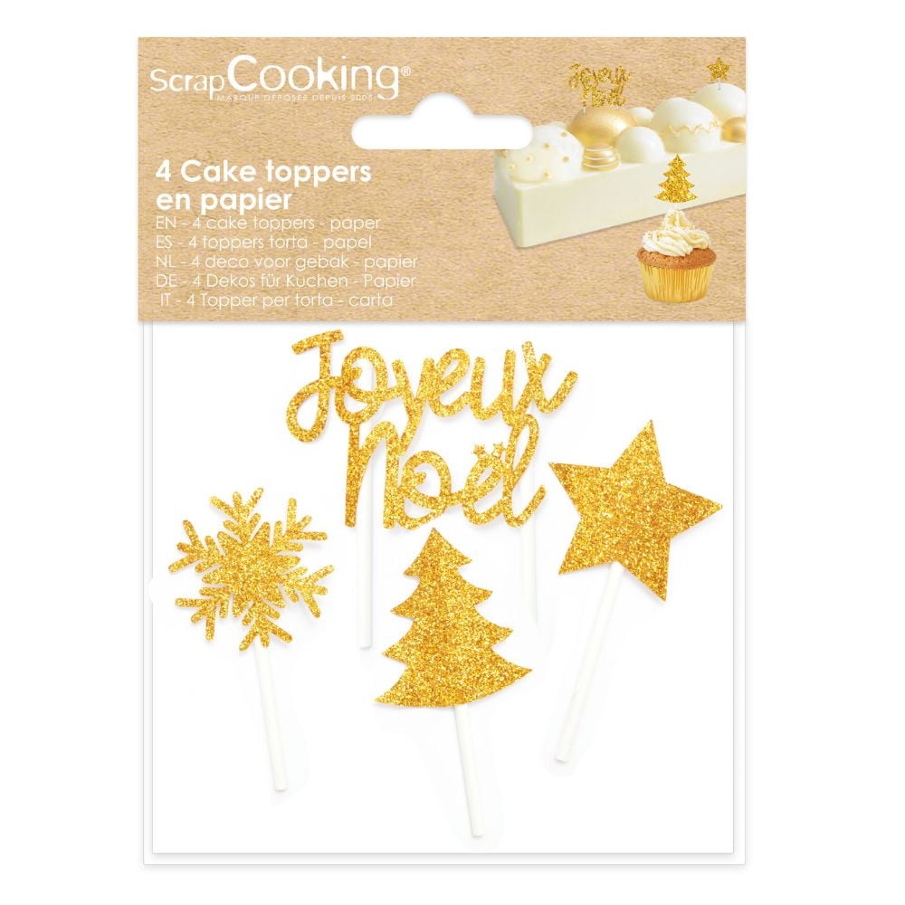 Cake toppers - Joyeux Noël