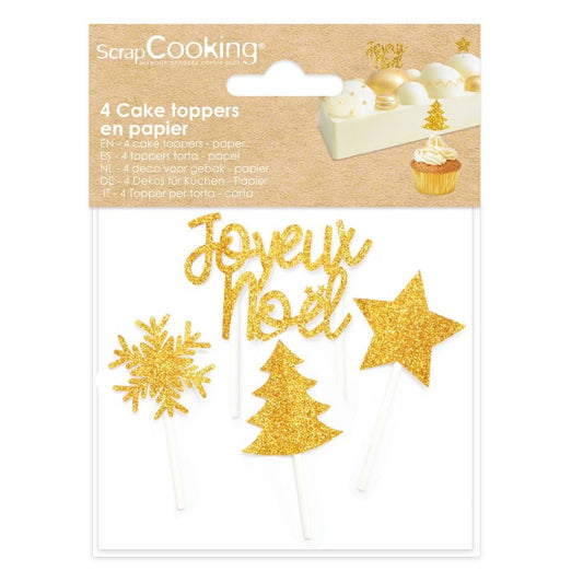 Cake toppers - Joyeux Noël