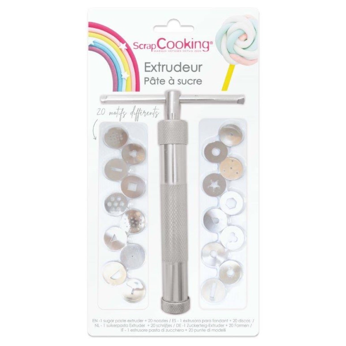 Extrudeur à Pâte à sucre (20pcs)