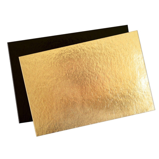 Plateaux or/noir reversible 20x30cm (5pcs)