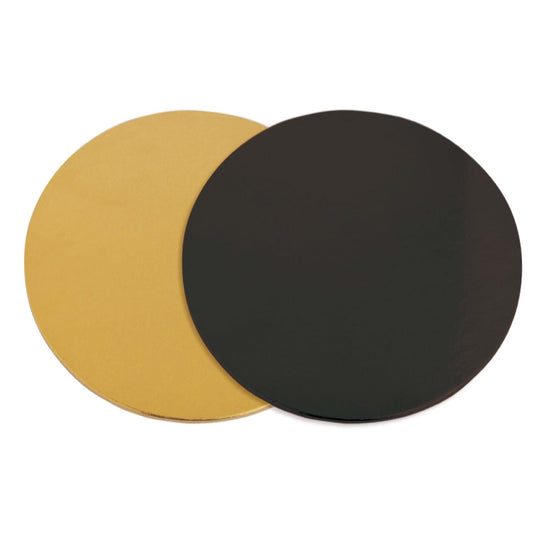 Plateaux or/noir réversible 24cm (6pcs)