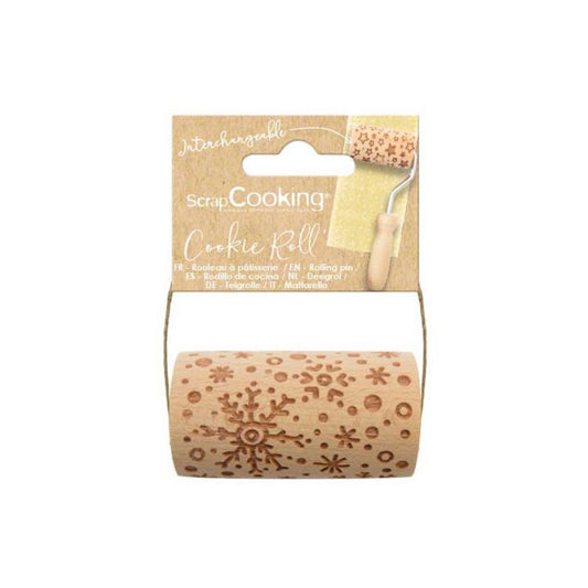Mini rouleau à empreinte - Flocon