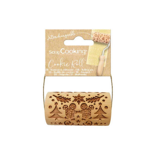 Mini rouleau à empreinte - Bonhomme pain d'épices