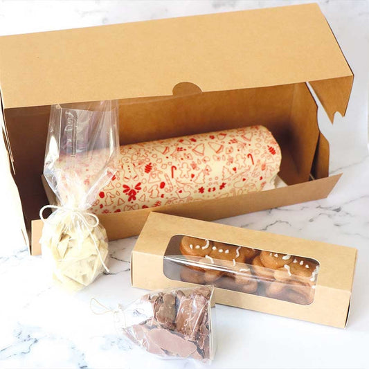 2 boites de transport pour macarons et biscuits