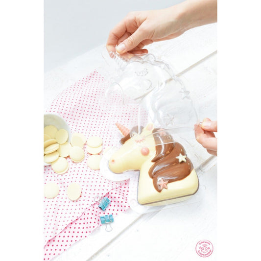 Moule à chocolat - Licorne 3D