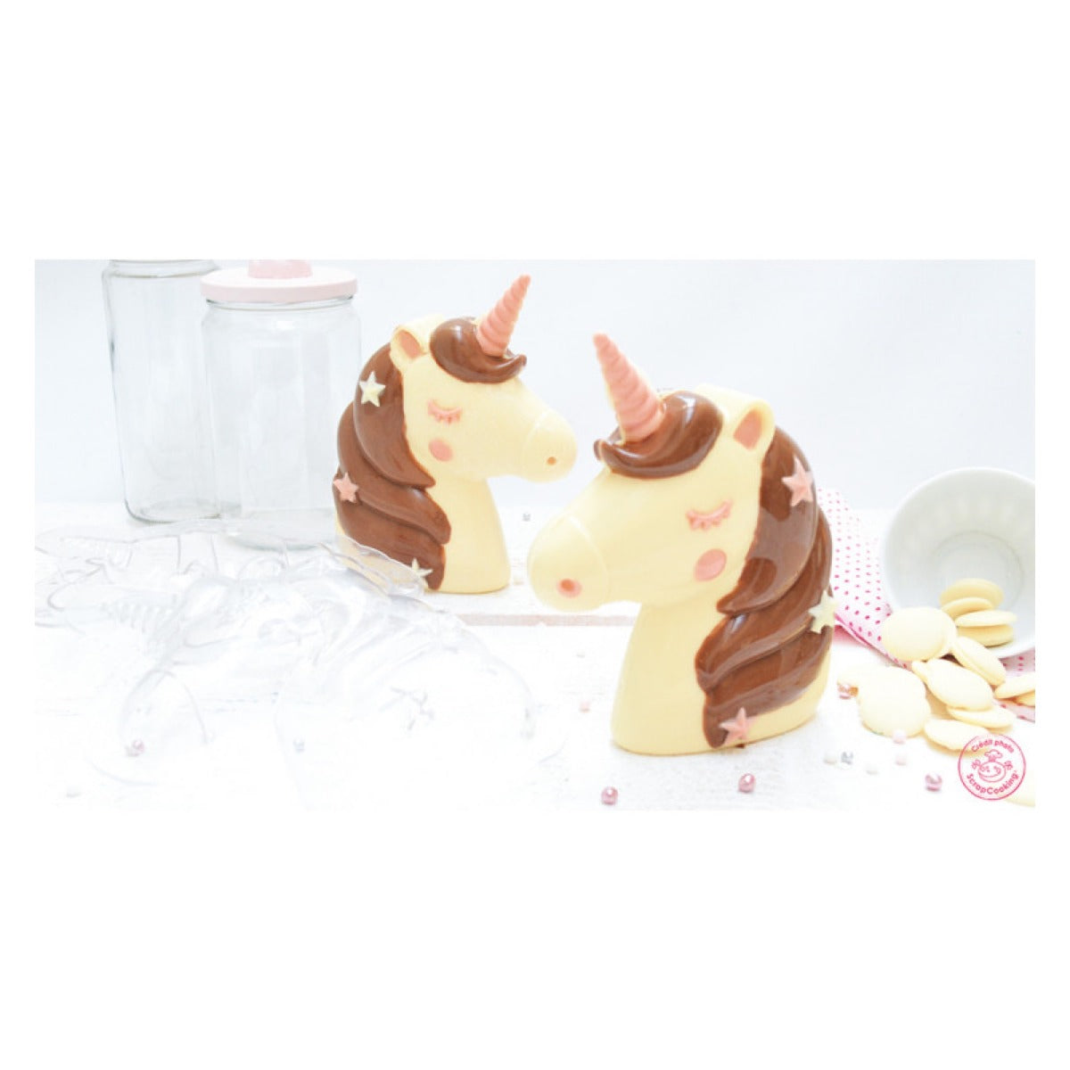 Moule à chocolat - Licorne 3D