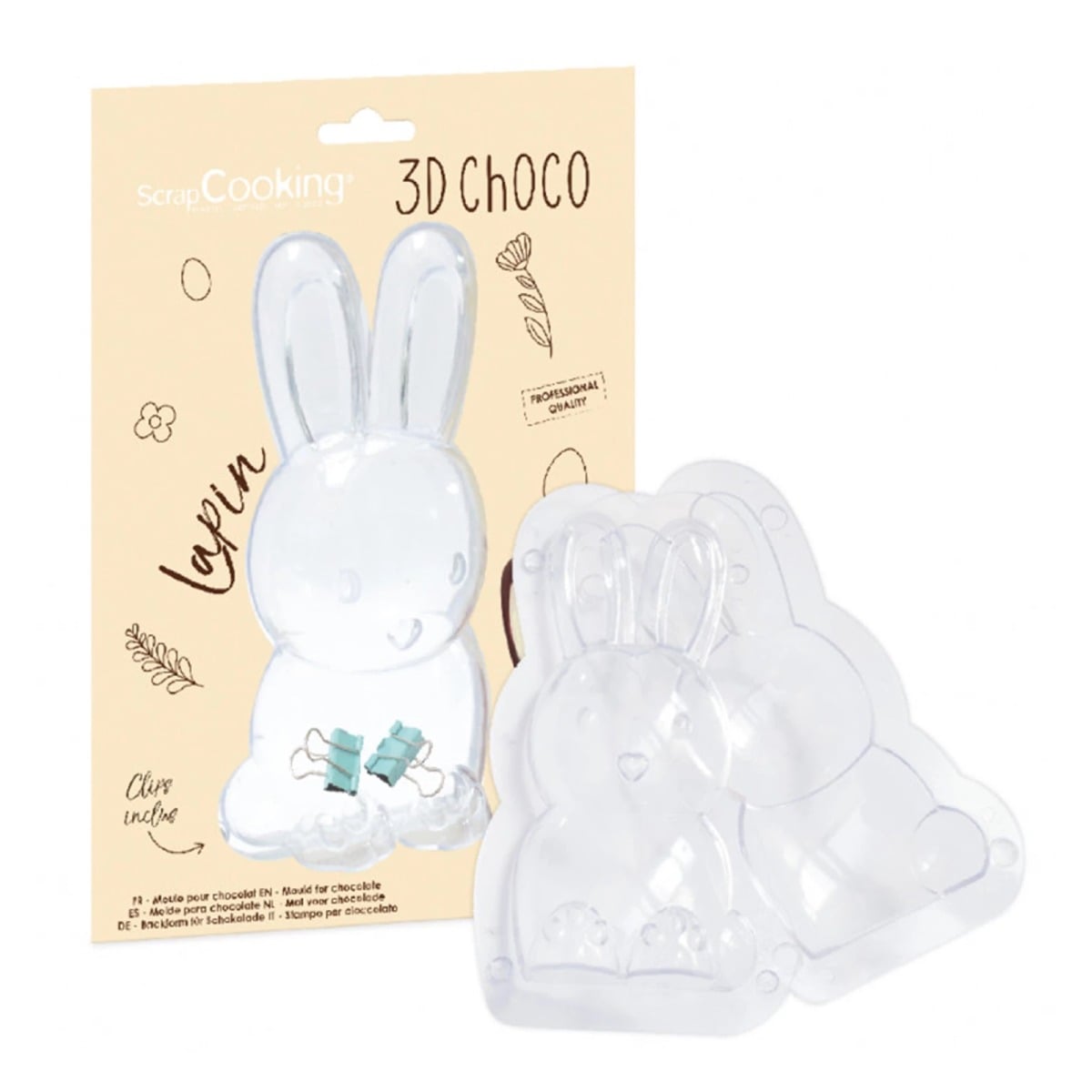 Moule Choco 3D Lapin