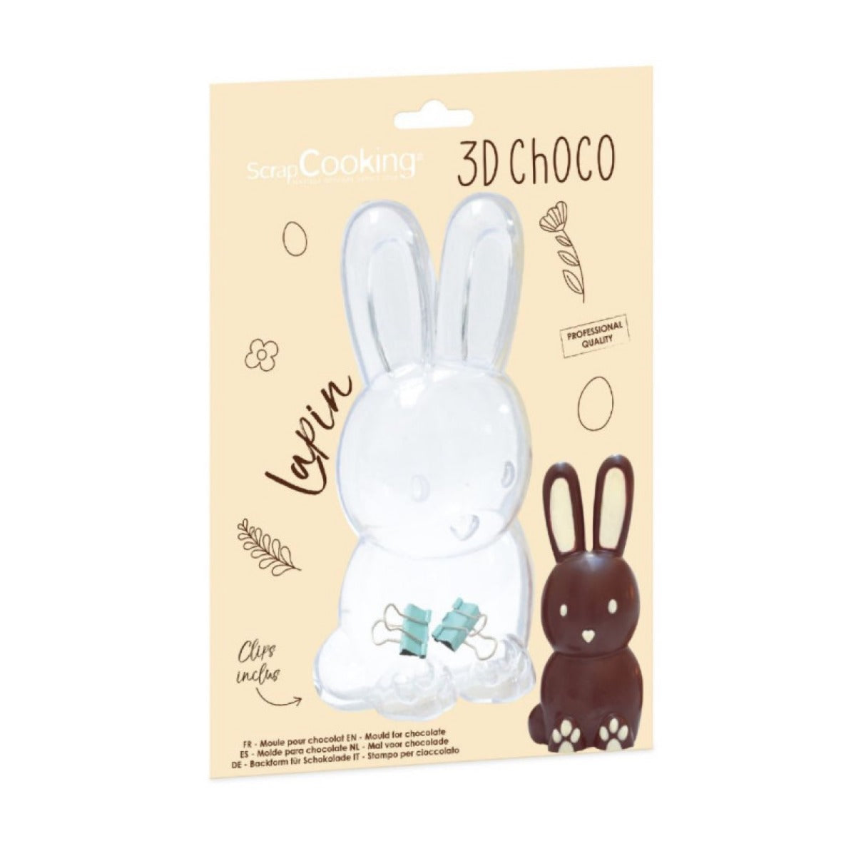 Moule Choco 3D Lapin