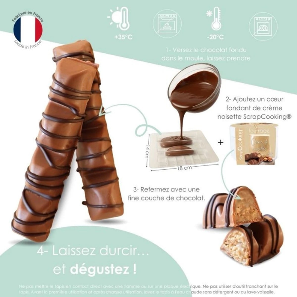 Moule Semi Rigide Choco Bueno