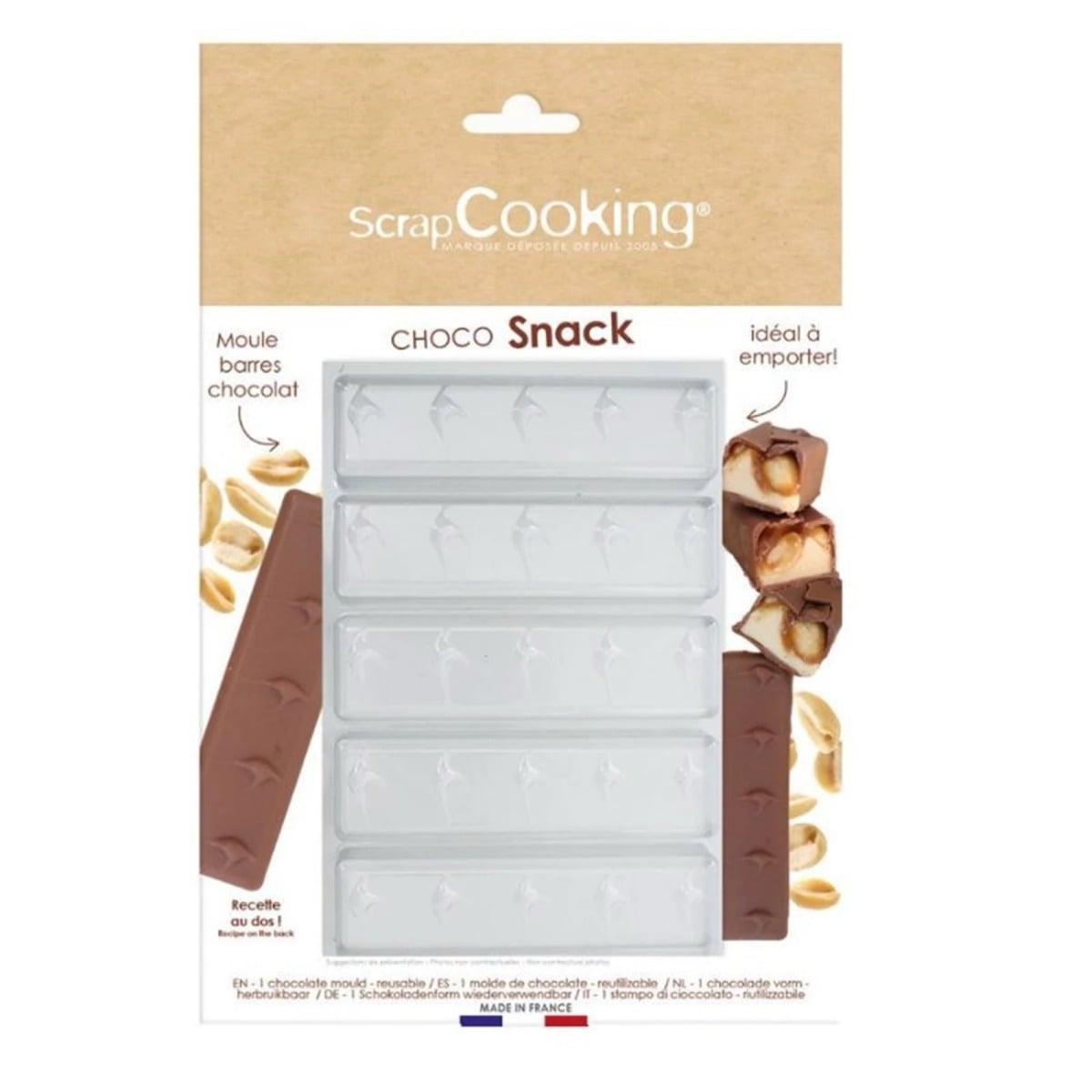 Moule Semi Rigide Choco Snack