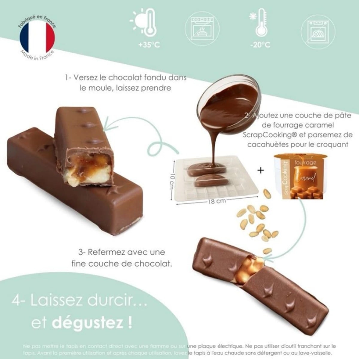Moule Semi Rigide Choco Snack