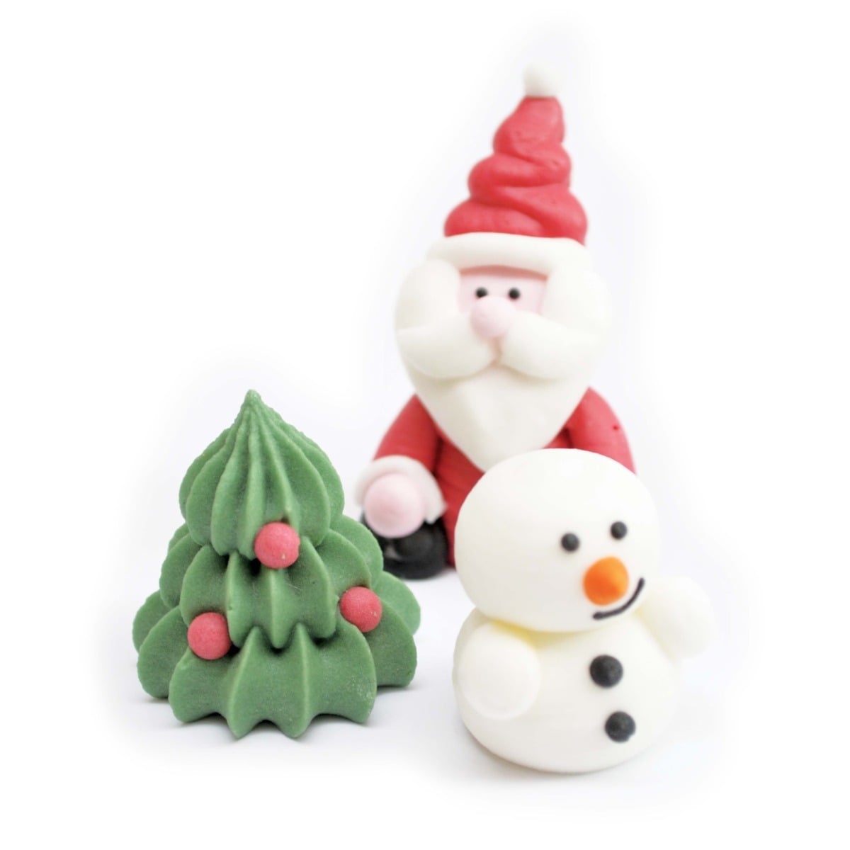 Décorations en sucre 3D - Noël