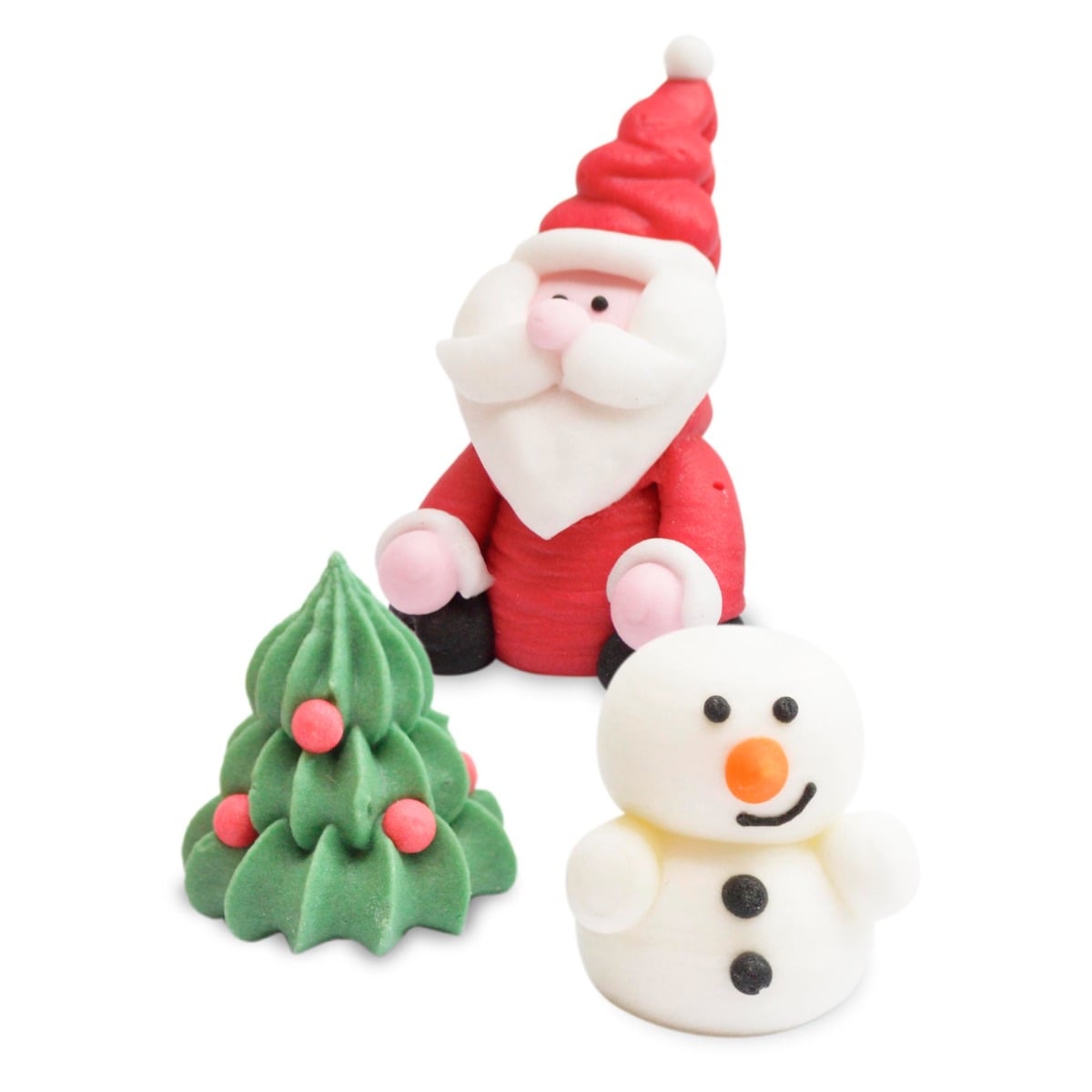 Décorations en sucre 3D - Noël