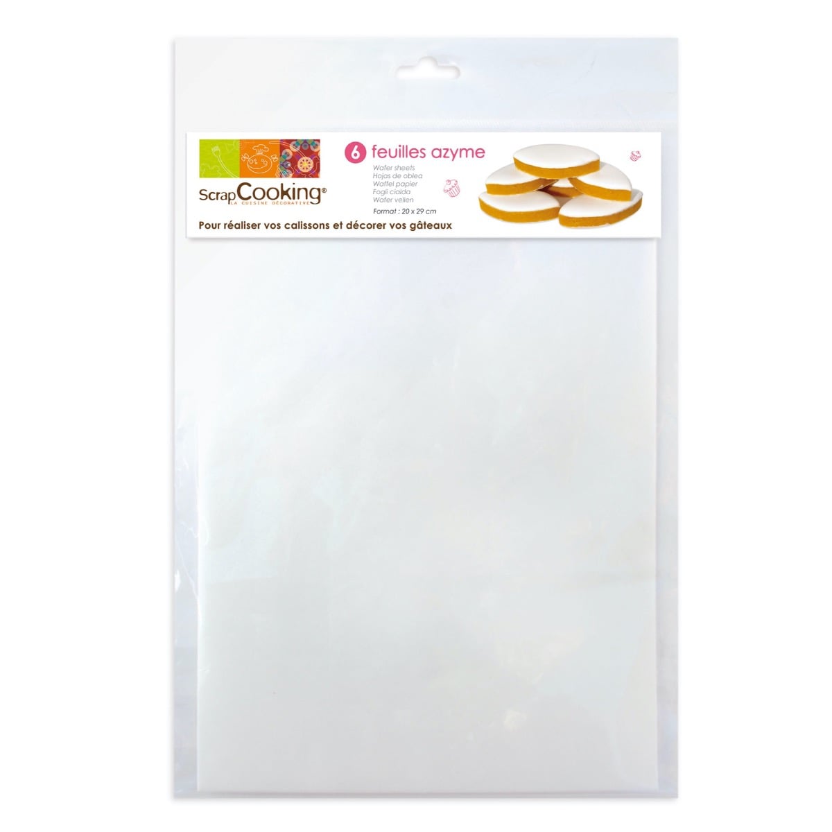 Feuilles d'azyme spécial calissons (6pcs)