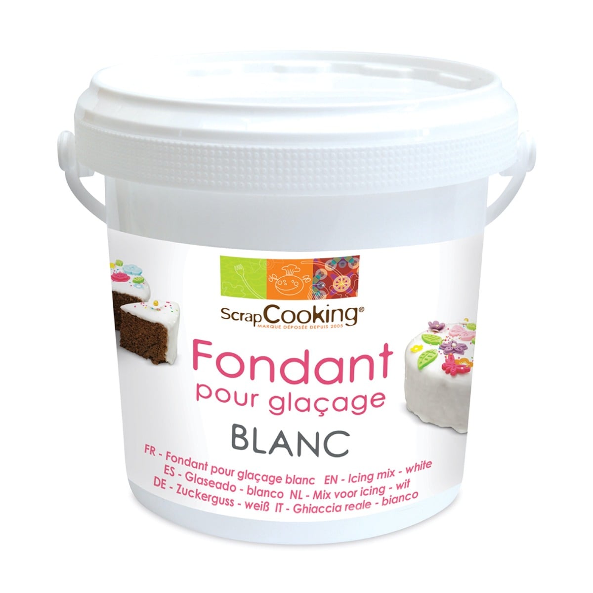 Fondant blanc pour glaçage (500gr)