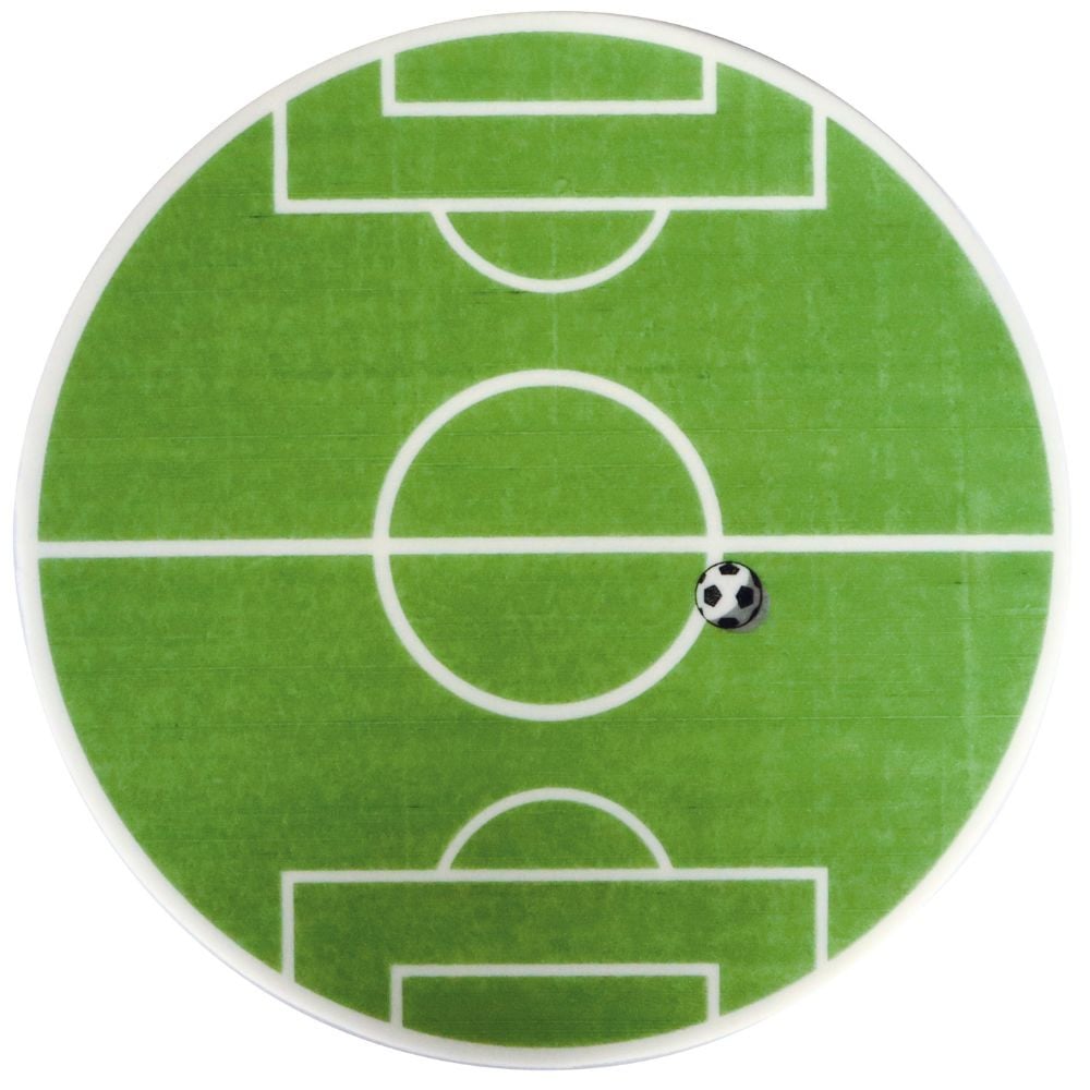 Disque Pâte à sucre - Terrain de foot
