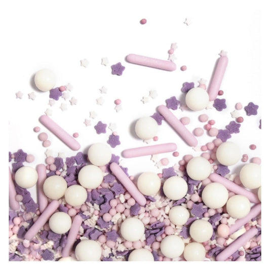 Décorations en sucre - Mix Lilas