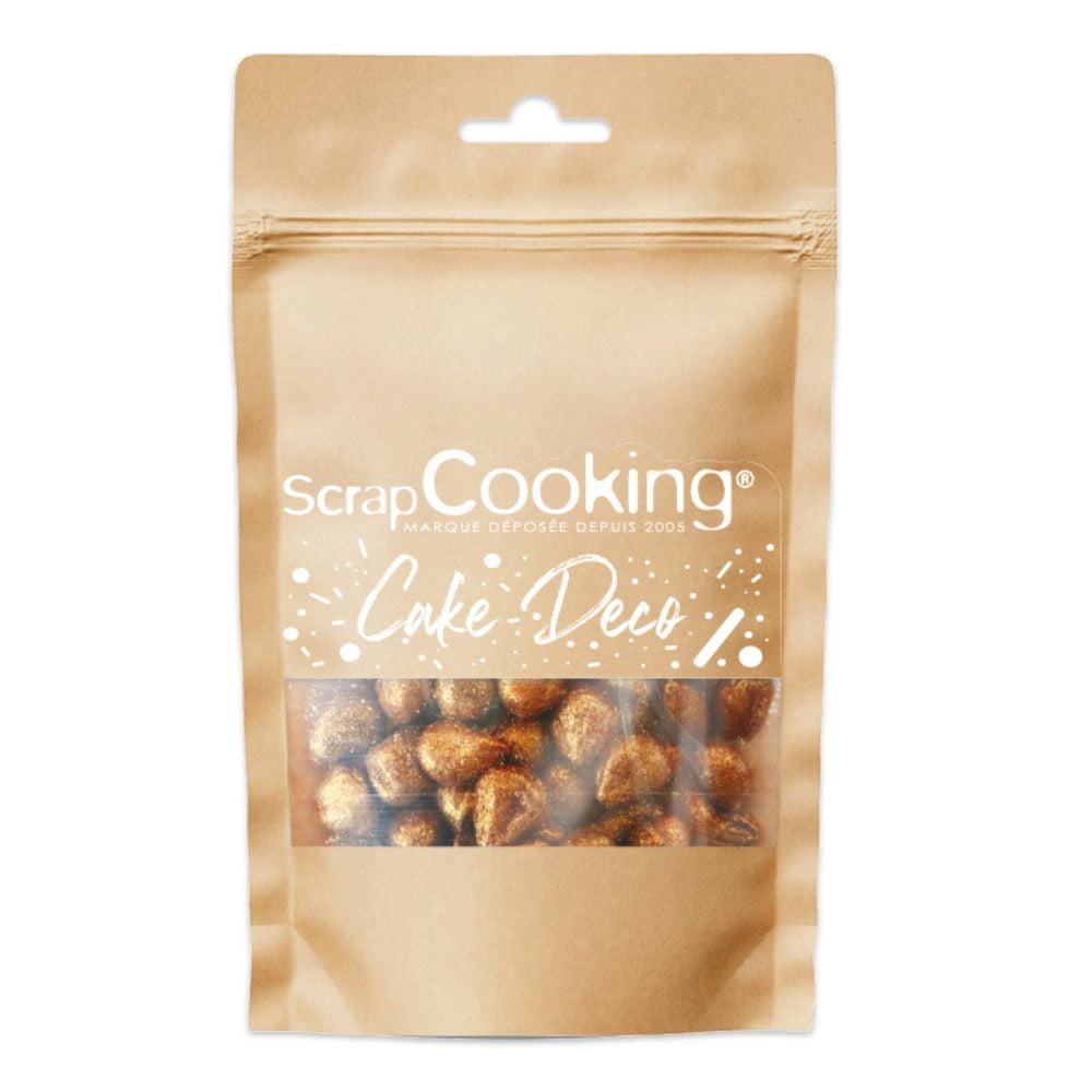 Noisettes dorées décoratives 50g
