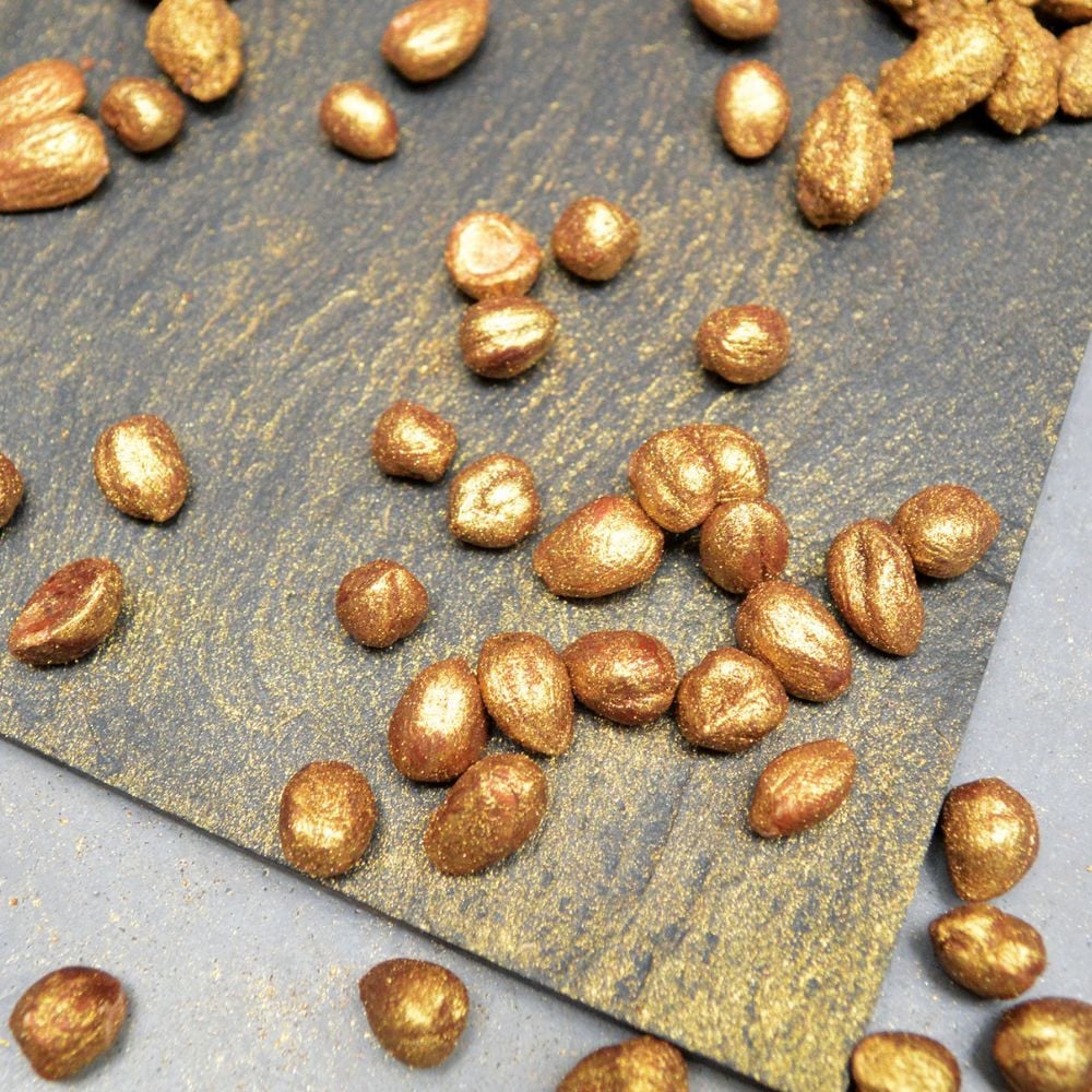 Noisettes dorées décoratives 50g