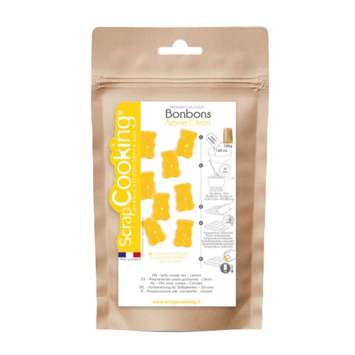 Préparation pour bonbons - Citron (100g)