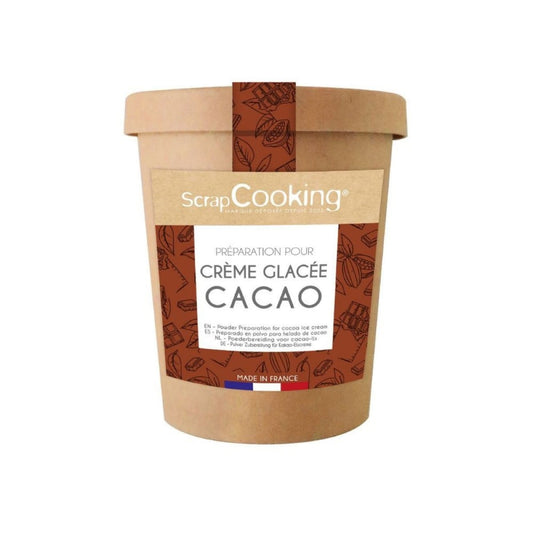 Pot préparation pour glace Cacao 185g